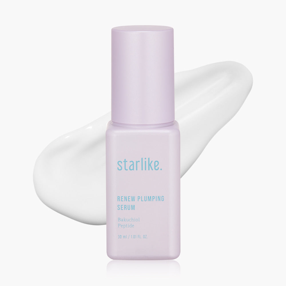 starlike スターライク リニュープランピングセラム(Renew Plumping Serum) 30ml 美容液 レチノール バクチオール ペプチド 弾力 なめらかな肌 無着色 無香料 敏感肌