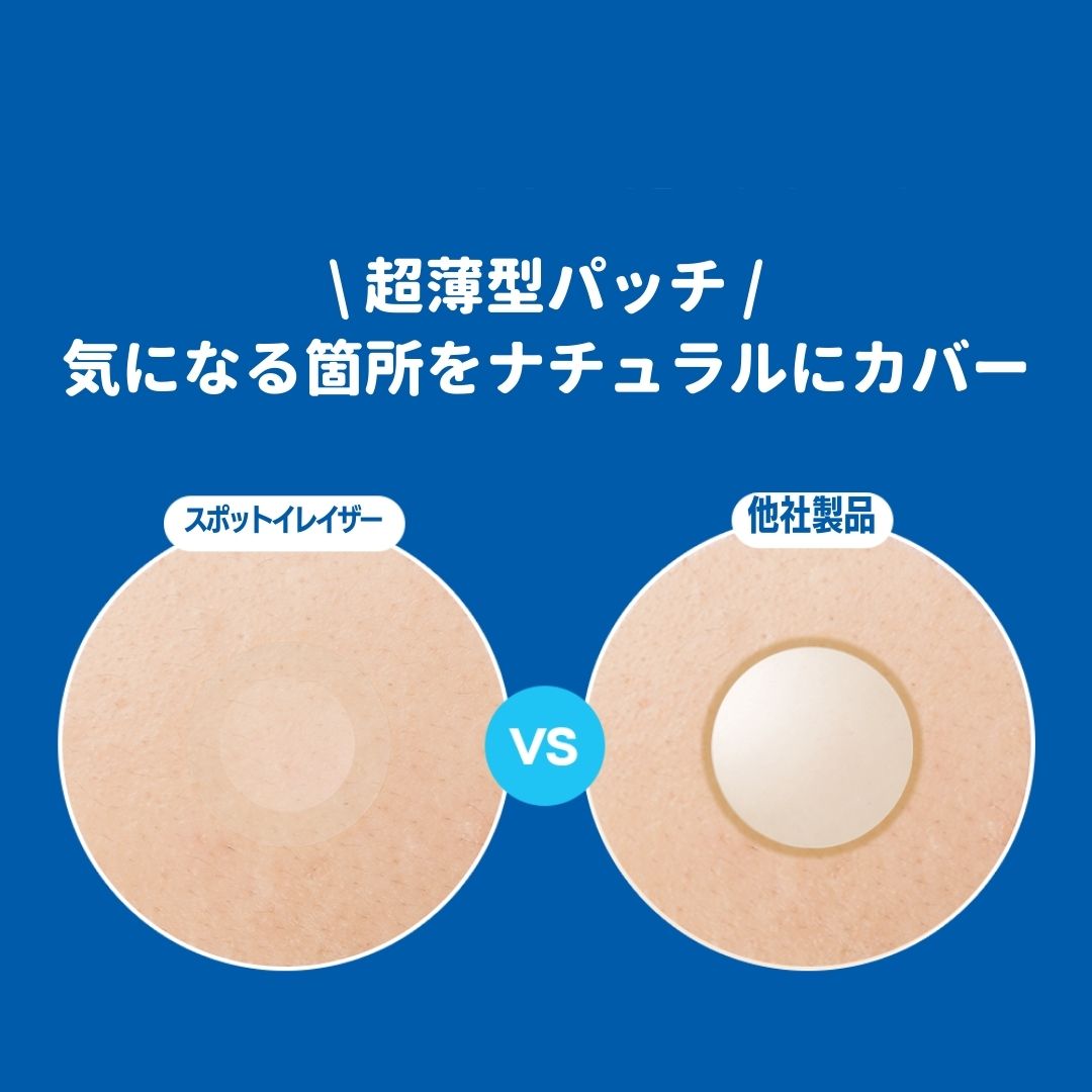 ノラアワー スポットイレイザーブルー 純度100% ハイドロコロイドパッチ 超薄型 目立たない メイクができる 63枚入り ニキビパッチ にきびパッチ